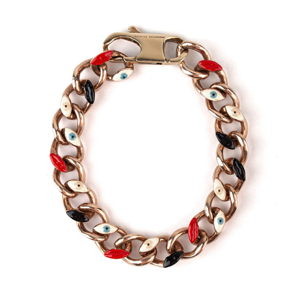 Delfina Delettrez Bracelet Women size S/M Red